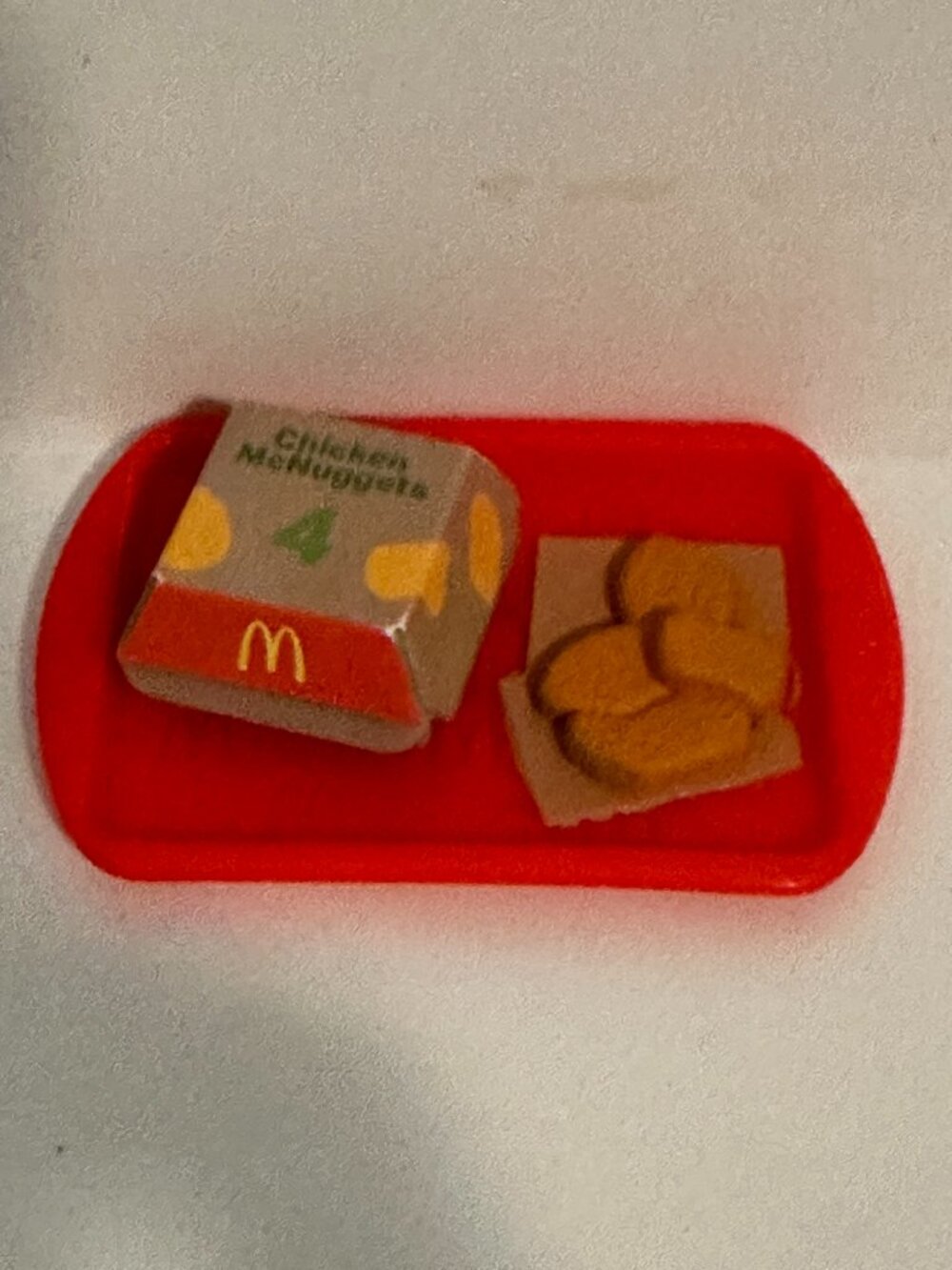 McDonald’s Chicken McNuggets Miniature Toy Food Tray Collectible